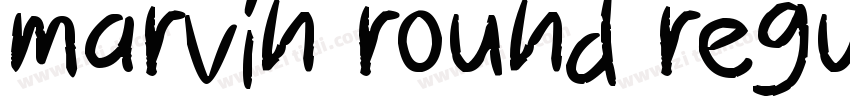 marvin round regular字体转换
